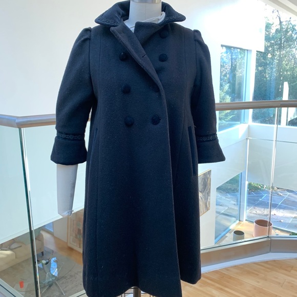 Rothschild Jackets & Blazers - Vintage Rothschild Victorian-inspired wool pea coat